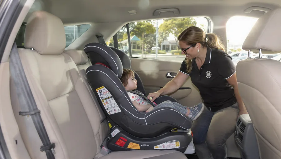 Family Maxi Taxi Blue Mountains City Council with baby seat